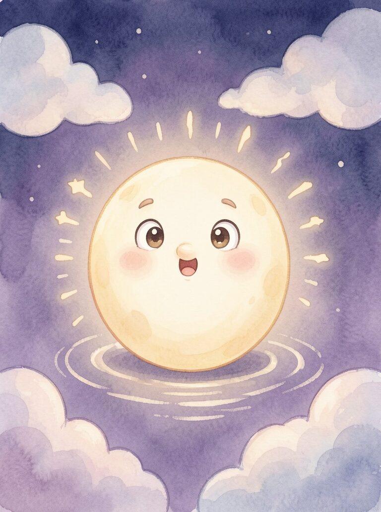 The Giggling Stars and the Sleepy Moon