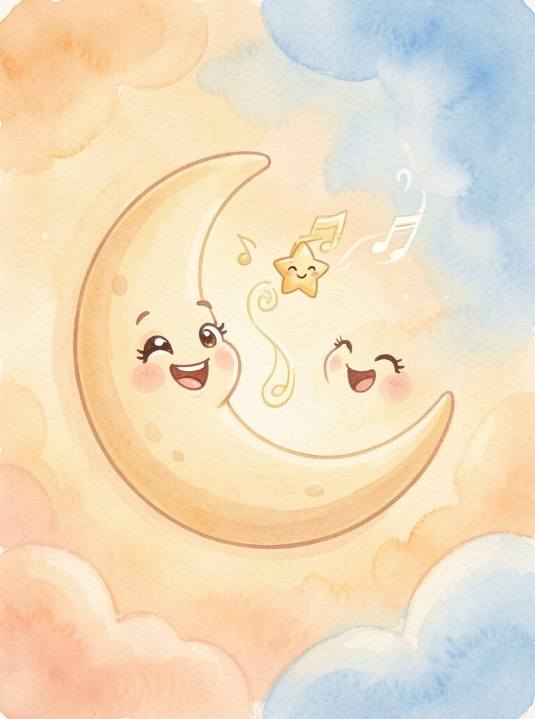 The Giggling Stars and the Sleepy Moon — 4