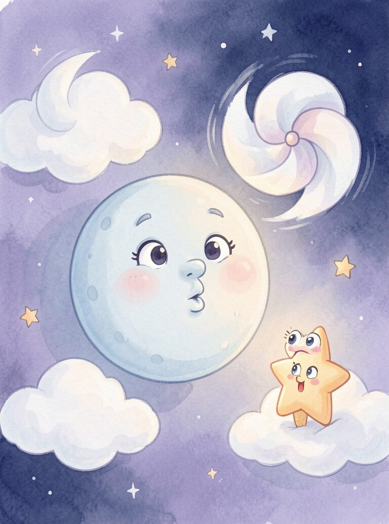 The Giggling Stars and the Sleepy Moon — 5