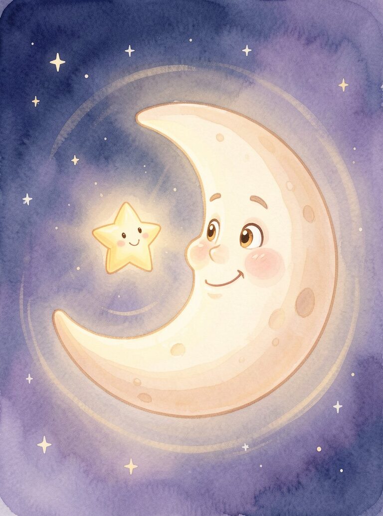 The Giggling Stars and the Sleepy Moon — 6